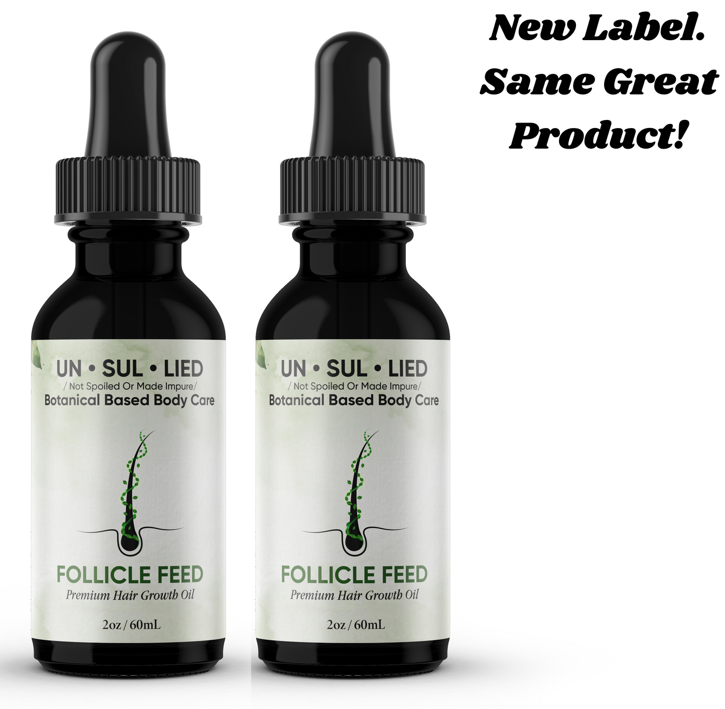 2 pack Follicle Feed Thickening Hair Growth Oil