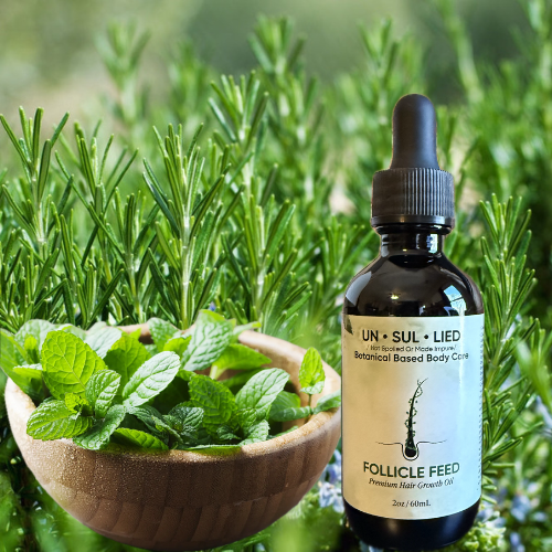 Rosemary and mint hair growth oil