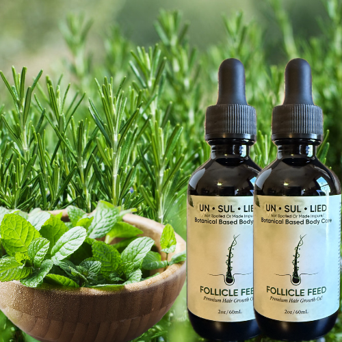 Rosemary and mint hair growth oil