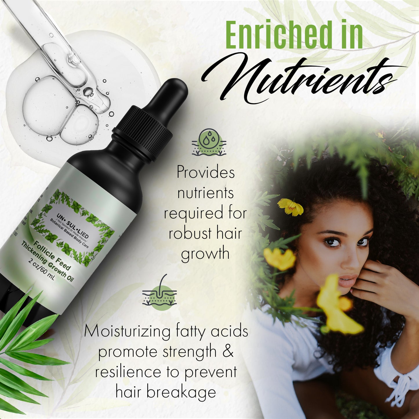 Follicle Feed Thickening Growth Oil